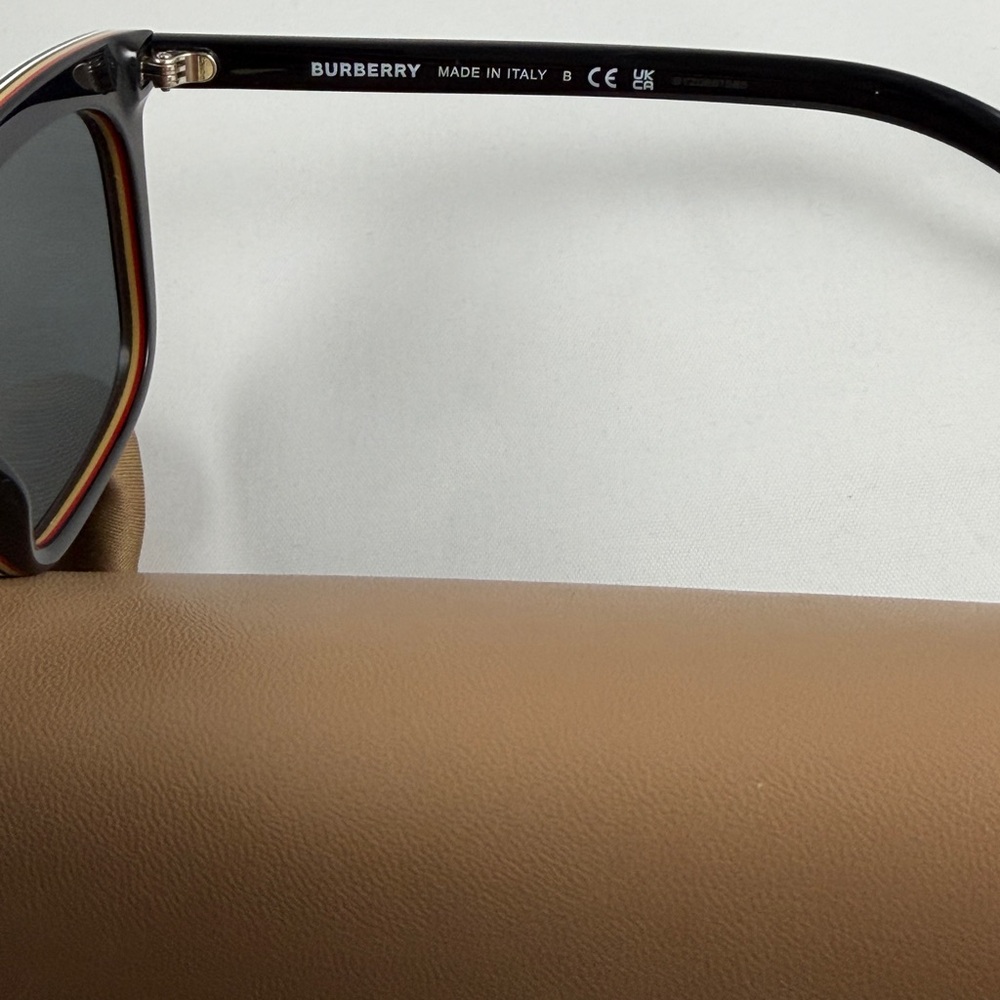 Burberry BE4337 Black Dark Grey Sunglasses - Picture 6 of 8